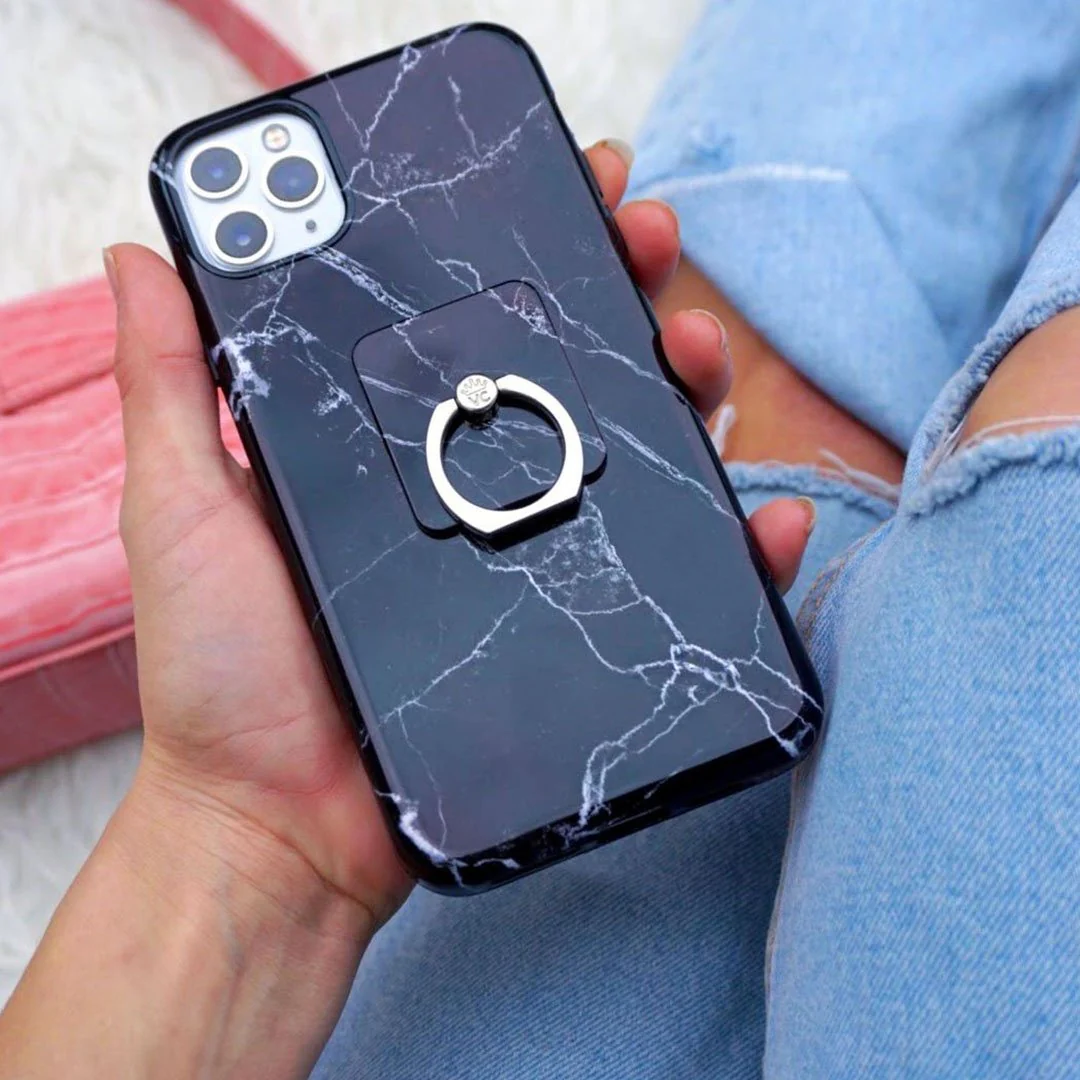 Black Marble iPhone Case - Image 128