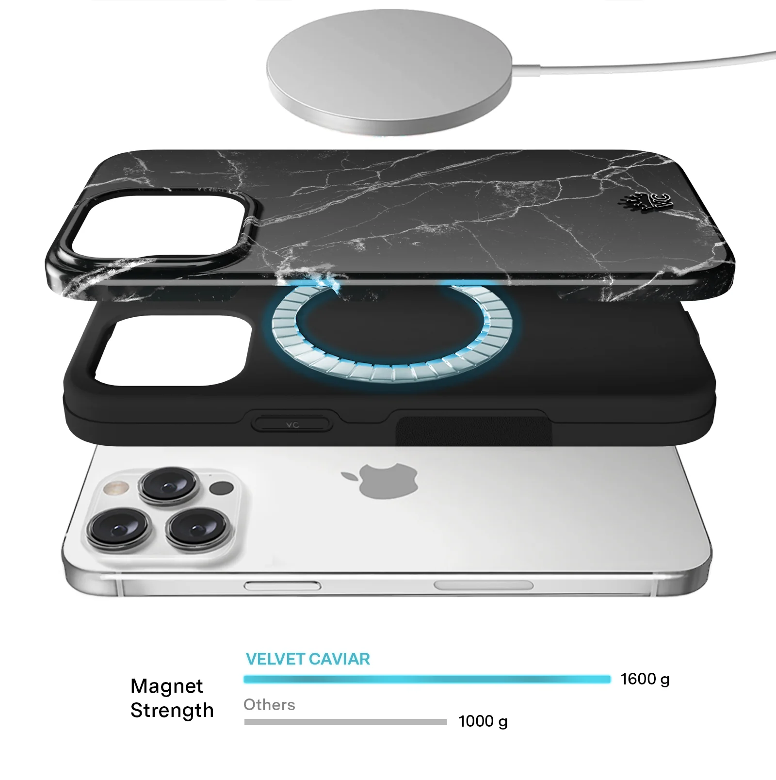 Black Marble iPhone Case - Image 130