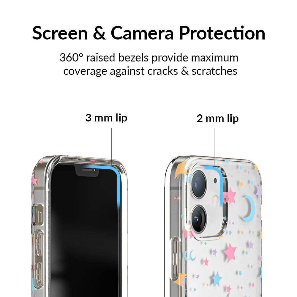 Pastel Starry Night Clear iPhone Case - Image 63