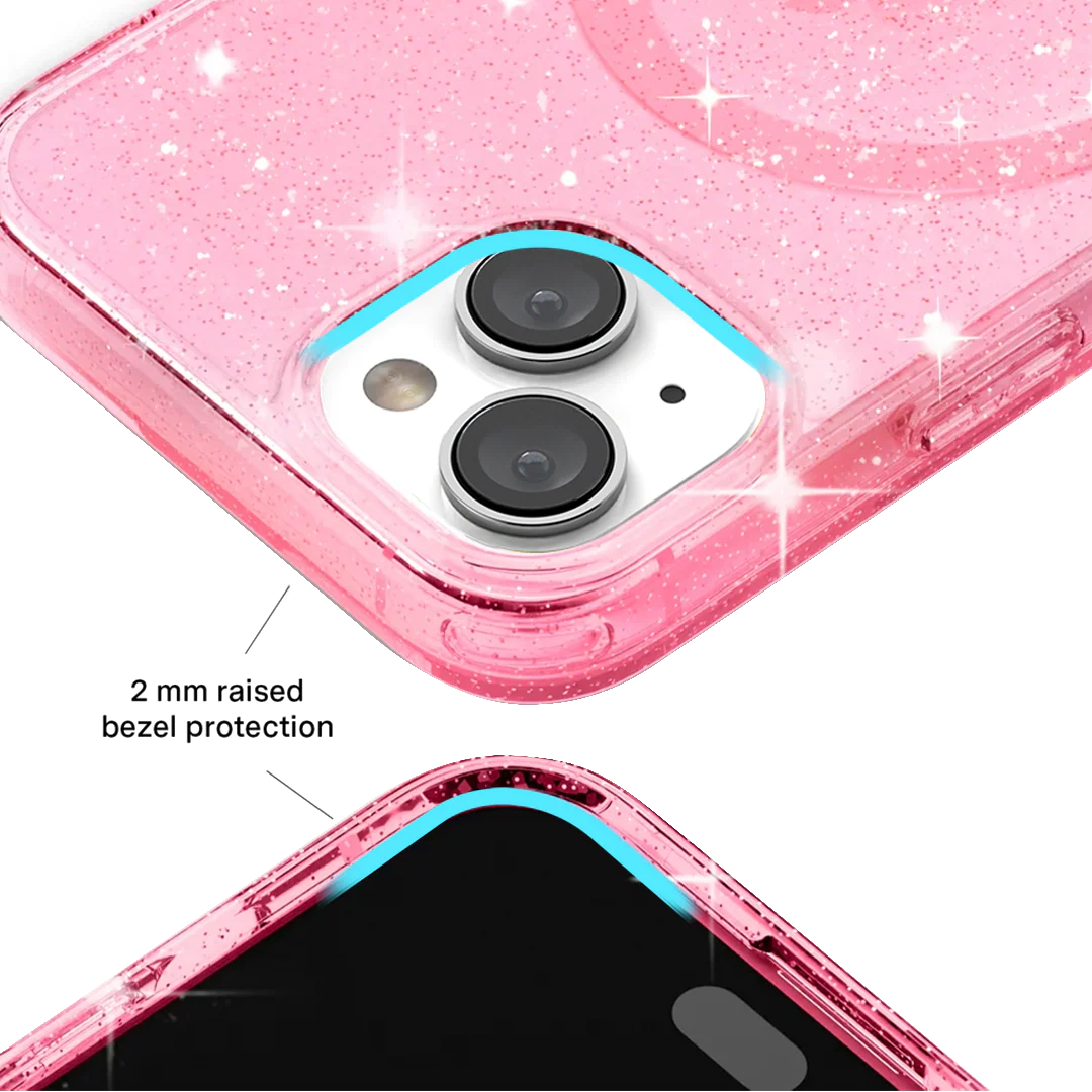 Pink Stardust Glitter iPhone Case - Image 97