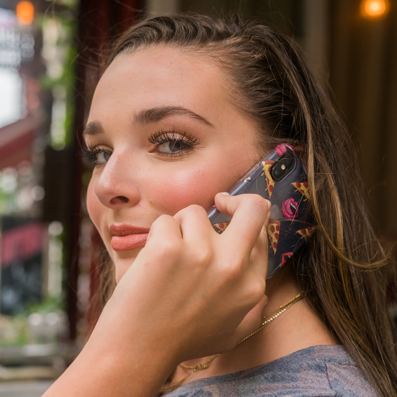 Pizza Lips iPhone Case by Kendall Vertes - Image 56