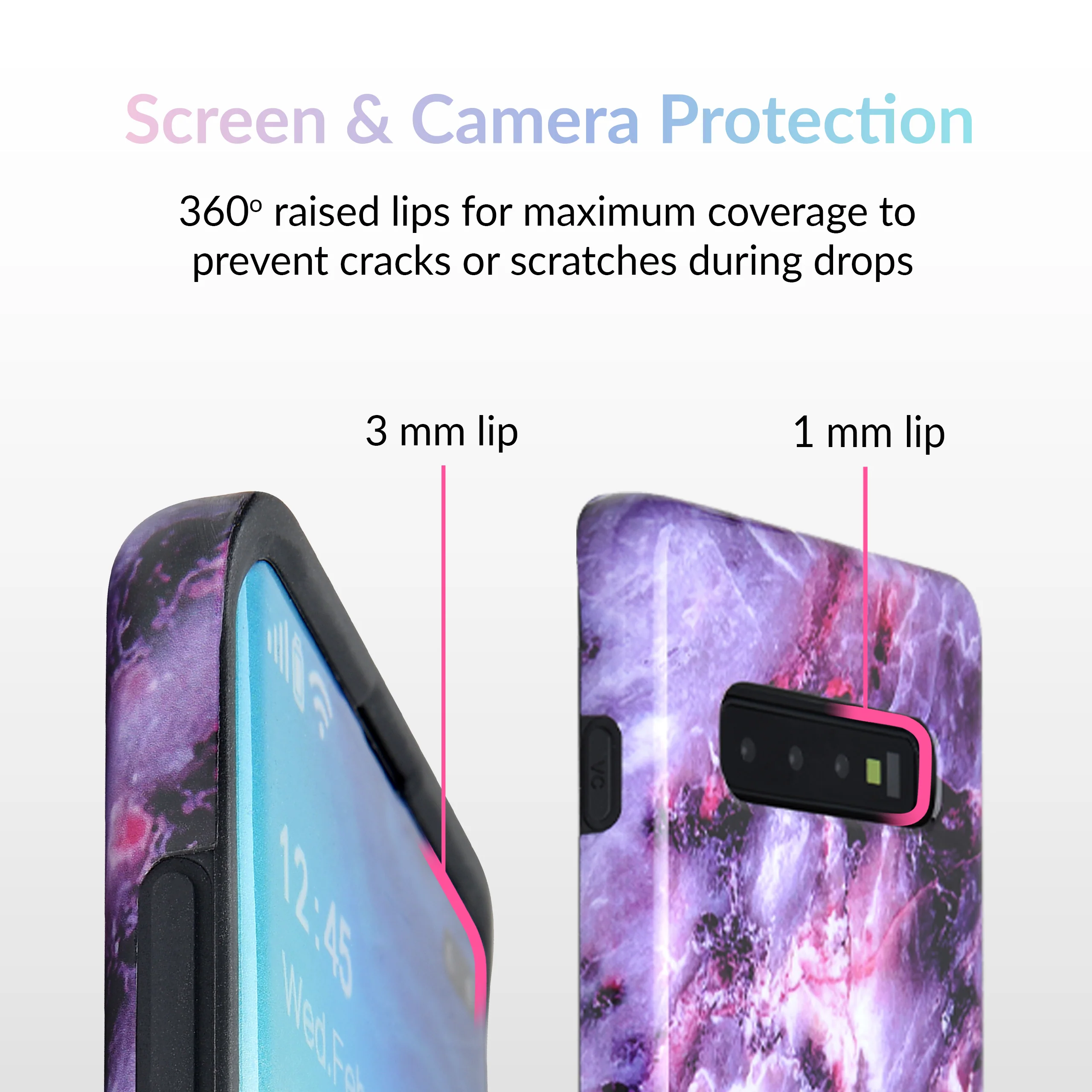 Purple Stone Marble Samsung Galaxy Case - Image 32