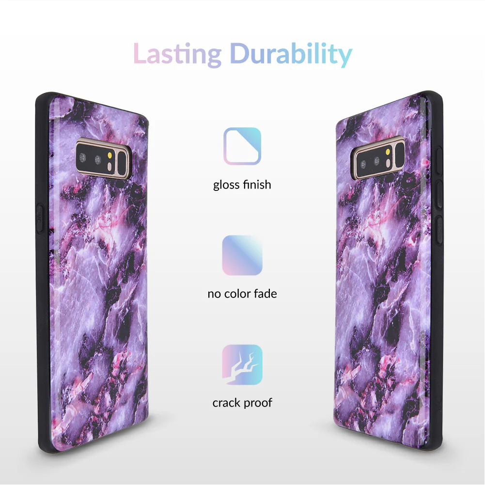 Purple Stone Marble Samsung Galaxy Case - Image 53